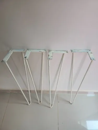 Kit 4 pés de ferro para mesa/aparador (usado)