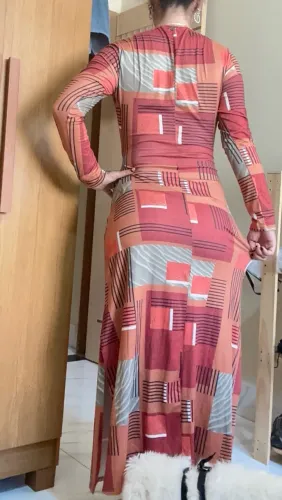 Vestido morena rosa