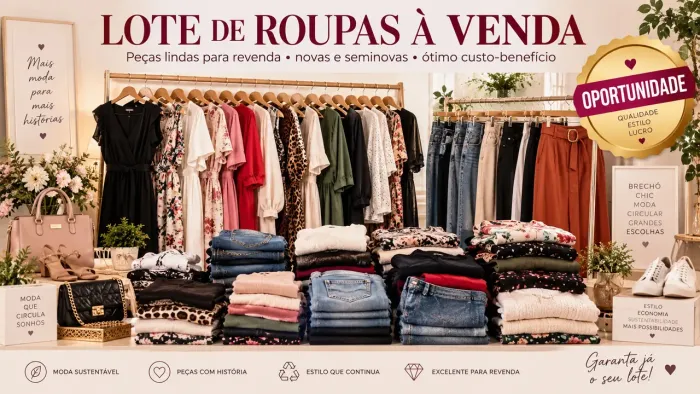 Lote roupas