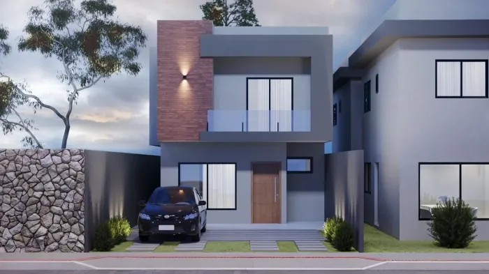Casas Dúplex em Planície da Serra