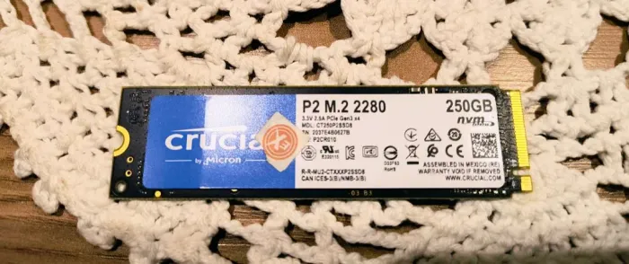 SSD 250gb nvme 2280 Crucial