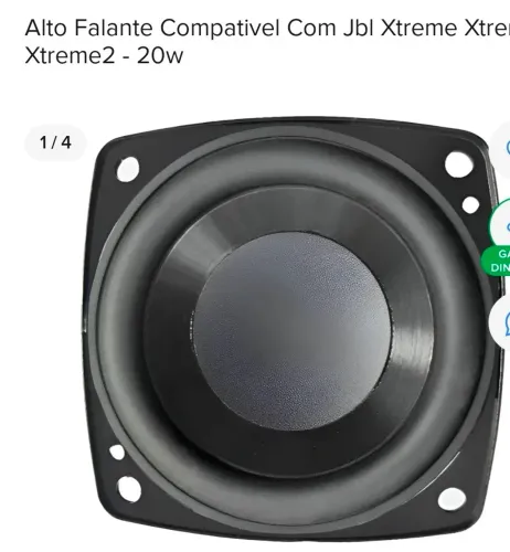 Par de Auto falante original JBL extreme gg0284 