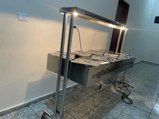 Buffet Térmico 8 cubas 110 v