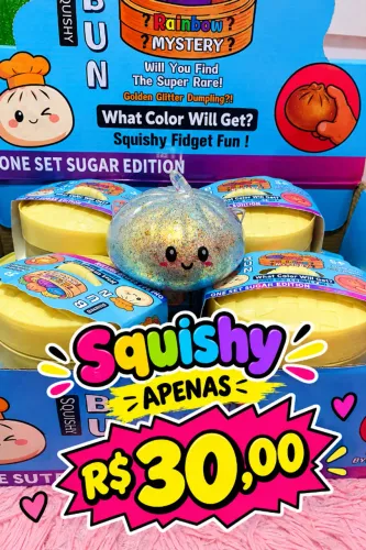 Squishy Dumpling Bolinho anti estresse brinquedo sensorial