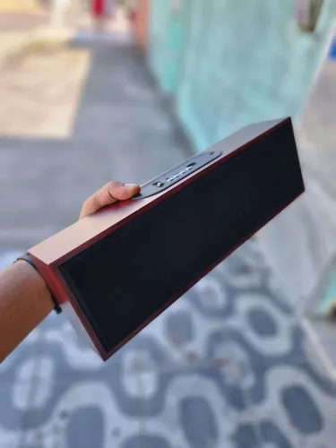 Soundbar Bettdow Goojodoq 20w Nova em madeira!