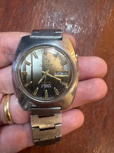 Relogio orient vintage automático 21 jewels 469629A