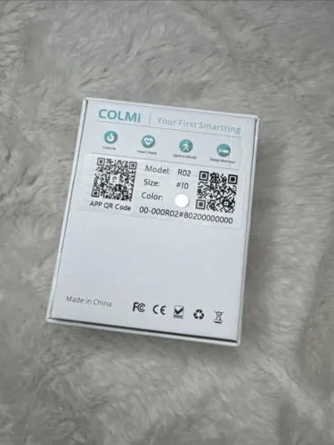 Smart Ring - Anel inteligente Colmi R02 Silver Versão Global, novo, caixa, NF