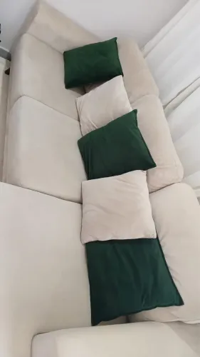 Sofá veludo 3 lugares 