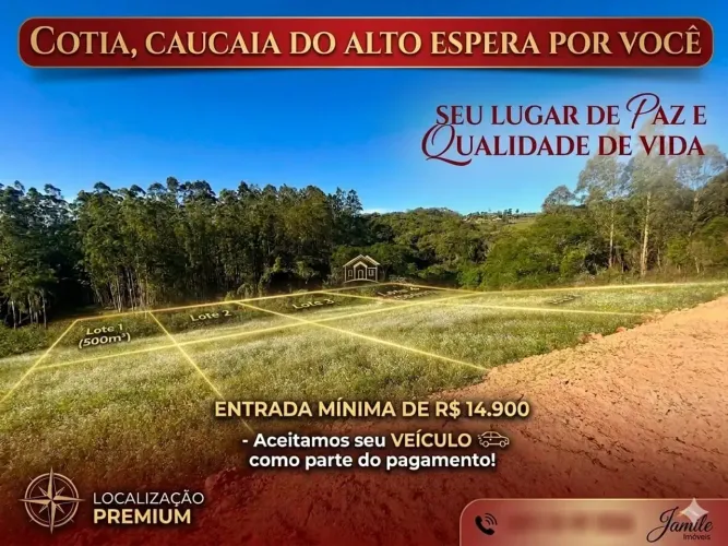 Imóvel para venda possui 500 metros quadrados em Jardim Japão (Caucaia do Alto) - Cotia -