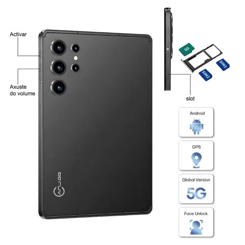 Tablet Pad 9X 6 Ram + 128gb Tela 10.5 FHD Wifi 5G Bateria 8000mah<br><br>6+128GB WiFi 5G