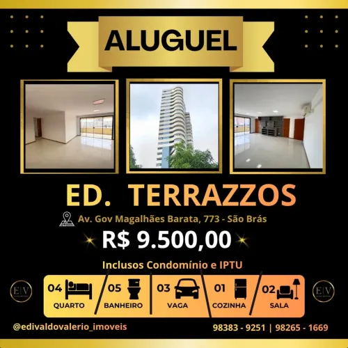 ALUGO APTO NO ED TERRAZOS