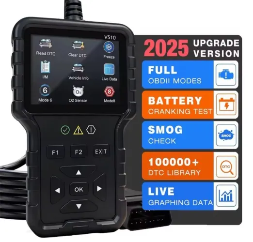 Scanner Automotivo OBD2 V510 Diagnóstico Veicular Leitor Código Falha 12V