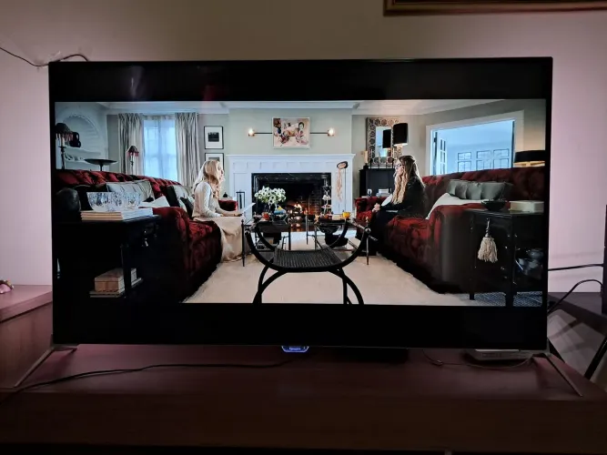 SMART TV PHILIPS 55" SEMINOVA CONSERVADA E FUNCIONANDO TUDO PERFEITAMENTE TODA BOA 