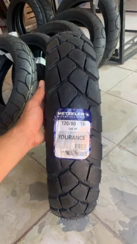 Pneu metzeler tourance traseiro original xtz lander xre 300 sahara tenere