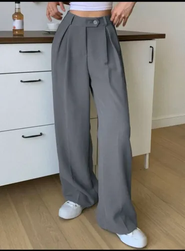 Calça alfaiataria cinza, Dazy