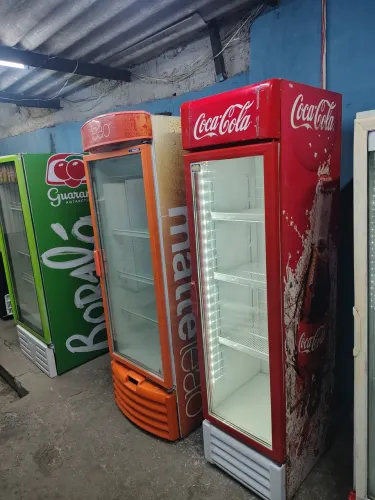 Geladeira Expositora Coca cola Slim Metalfrio entrega