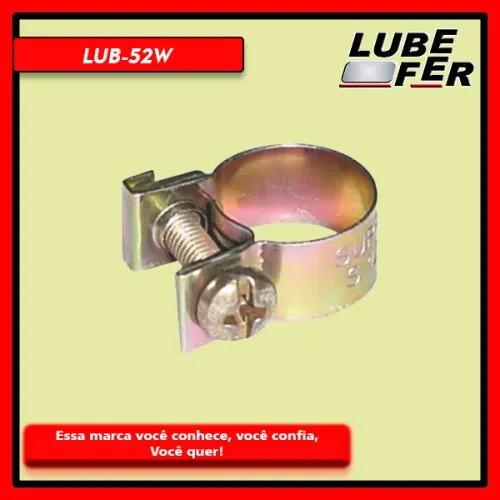 ABRACADEIRA SUPER ACO CARBONO 12MM X 14MM (UNIDADE) - LUBEFE