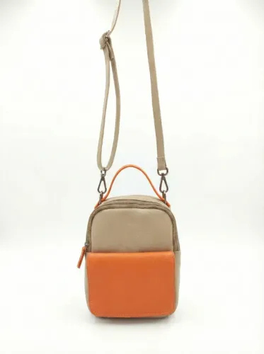 Código 007 - Bolsa em Couro Legítimo - Fabricação própria