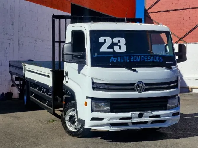 vw 9180 prime completo carroceria de ferro bi-partida 7 metros