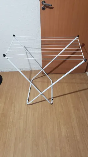 Varal de Roupa Portátil de Chão Para Apartamento