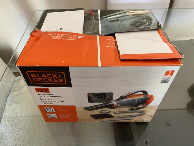 BLACK+DECKER Aspirador de Pó para Automóveis BDCV610-LA Portátil 12V
