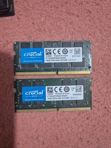 Memoria ram 32gb (2x16) 2400mhz Crucial 