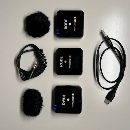 Microfone Rode Go ii - Gravação Interna
