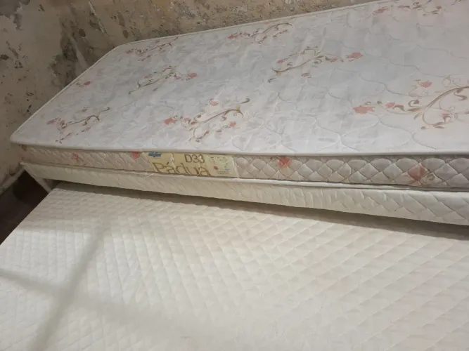 Box bicama com colchão e.cama auxiliar solteiro 88x1.88