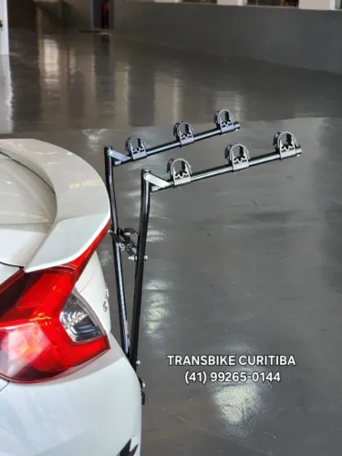 Suporte Bicicleta para 3 Bikes no Engate - Pronta Entrega Transbike Curitiba