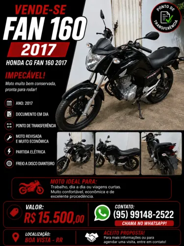 VENDE- SE FAN 160 2017