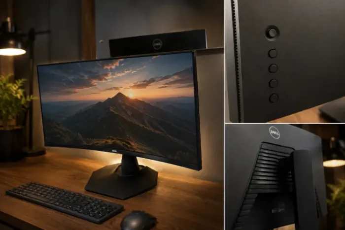 Monitor Dell Ultrawide 34 Curvo S3422DWG 144Hz - Impecável