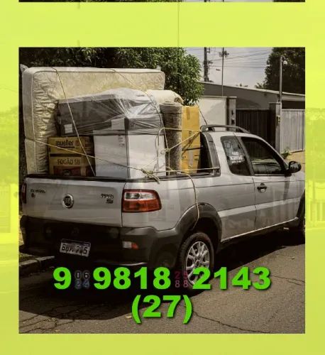 Frete/Carreto~Carro AbertoTransporte de Cargas*toda a região
