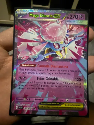 Carta Oricorio EX 018/094 + Mega Diancie EX 041/094 - Fogo Fantasmagórico