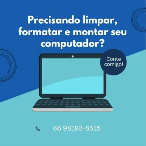 LIMPEZA, FORMATAÇÃO DE COMPUTADORES DE MESA