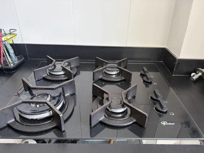Cooktop Fischer a gás quatro bocas