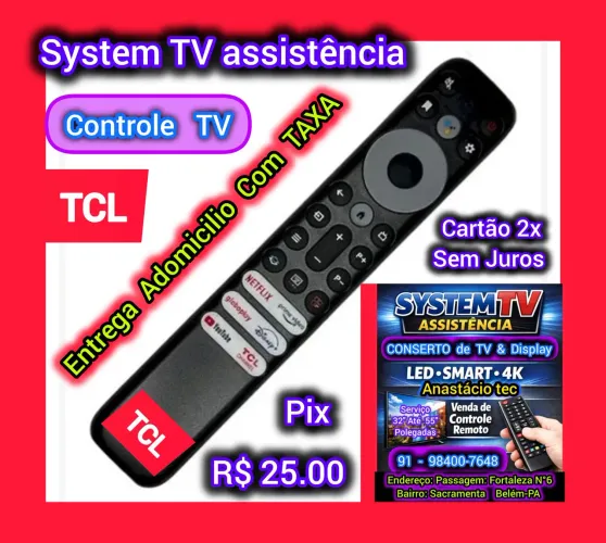 Controle TV TCL