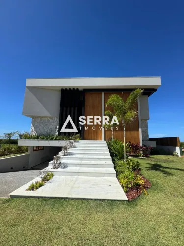 Alphaville Guarajuba | Casa Beira-Mar | 615m² Construídos | 764m² Terreno | 8 Suítes | Tot