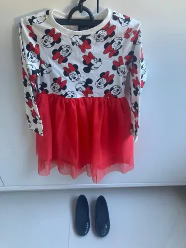 Vestido da Minnie NOVO + sapatilhas e arquinho de brinde ?