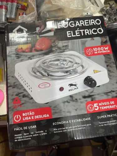 Fogão elétrico 1 boca 1000 W