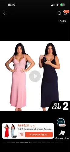 Camisola amamentação 