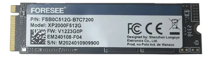 SSD NVME 512gb