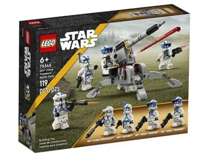 75345 LEGO Star Wars The Clone Wars 501st Clone Troopers Battle Pack - Lacrado