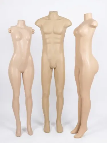 Manequins Masculino e Femininos de Plástico - Ótimo estado