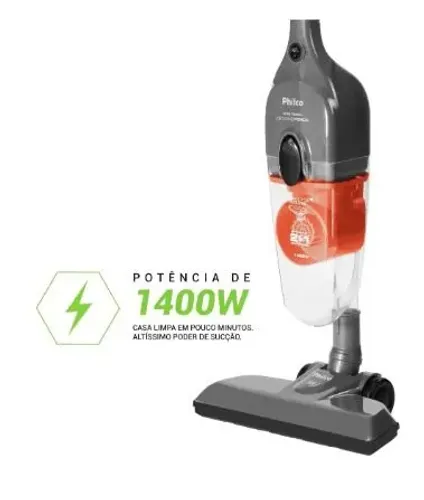 Aspirador De Pó Vertical Philco 2 Em 1