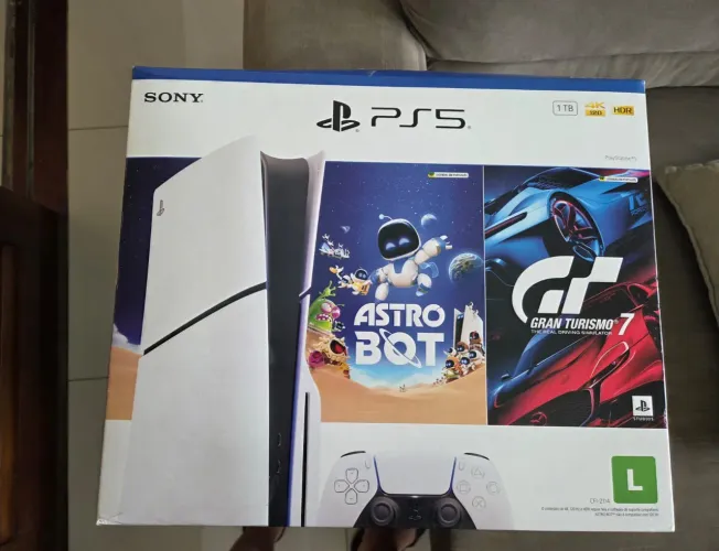 PlayStation 5 Slim 1TB - Novo, Lacrado!