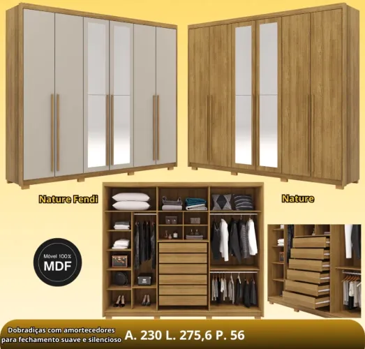 Guarda Roupa 06 Portas