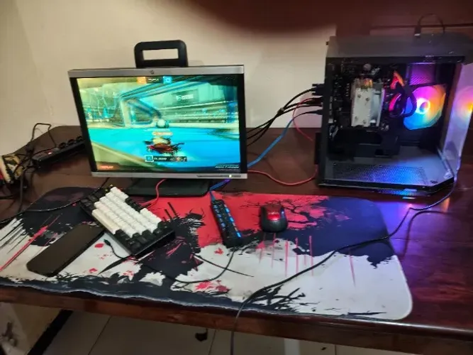 PC Gamer Intel i5, 8GB RAM, SSD 128GB + HD 128GB e RGB. Completo!