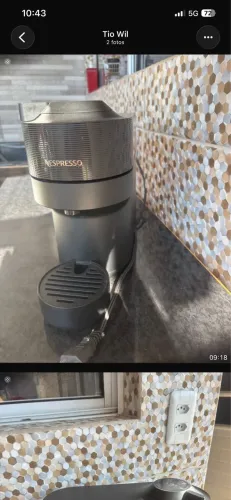 Cafeteira Nespresso Vertuo Next Preta 110V (Como Nova) + Cápsulas GrátIs