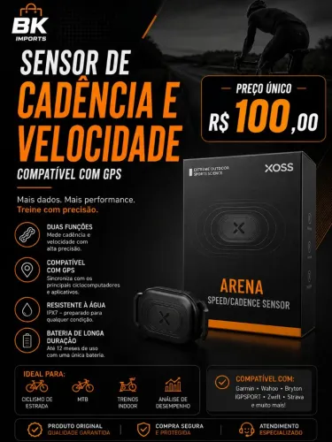 Sensor de cadência e velocidade