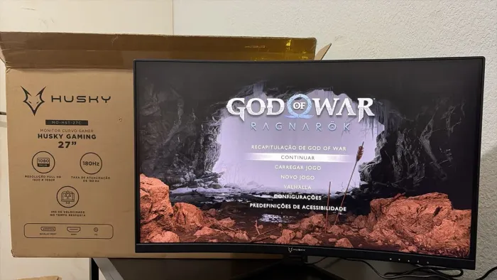 Monitor Gamer Husky 27" Curvo 180Hz